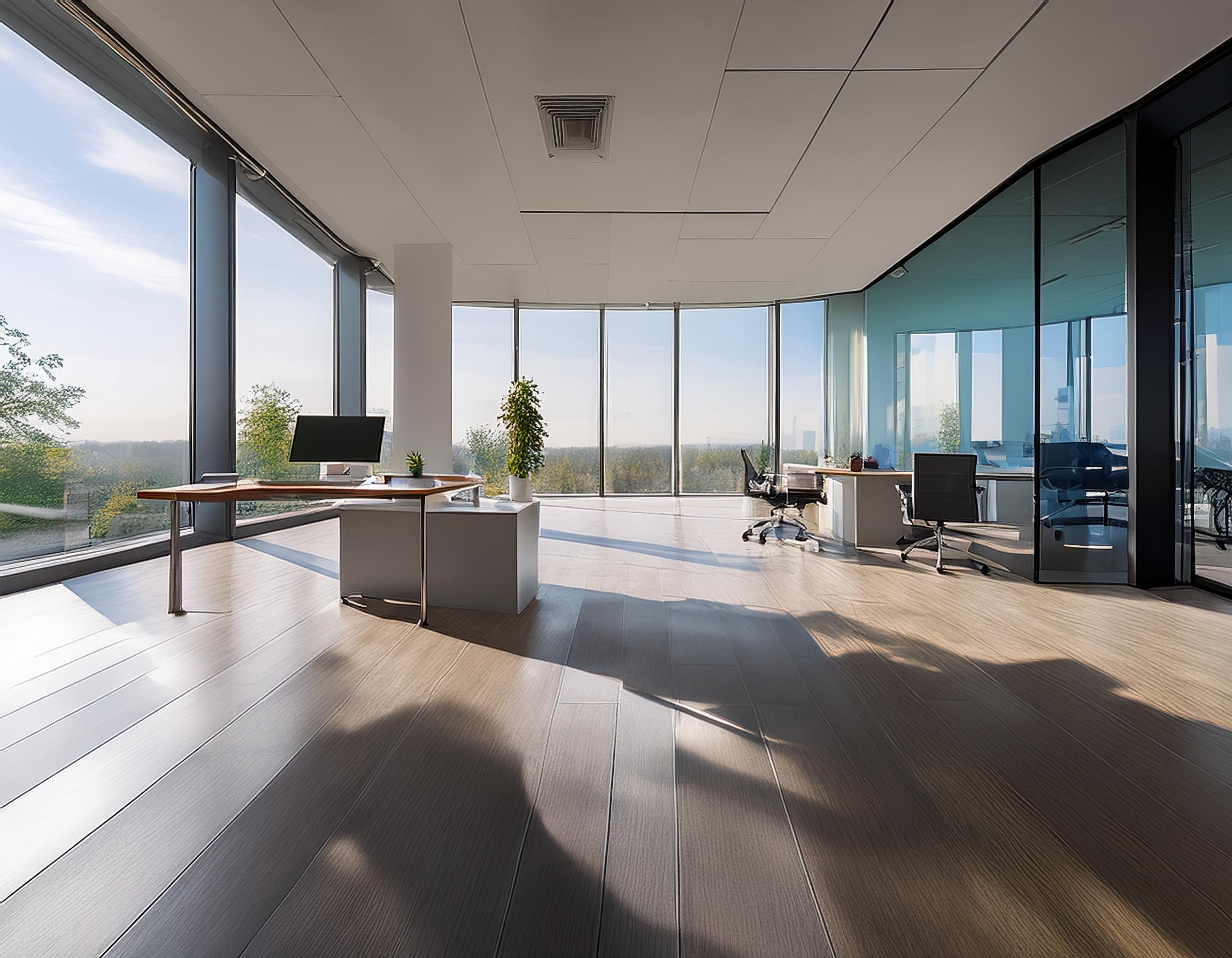 Elegante und klassische Büroeinrichtung einer Steuerkanzlei in Frankfurt am Main.